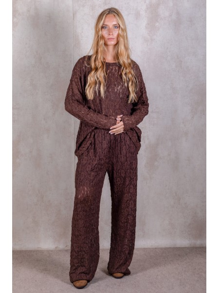 Pantalon en dentelle