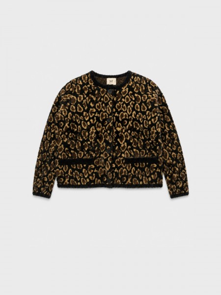 Short animal print jacket Short animal print jacket